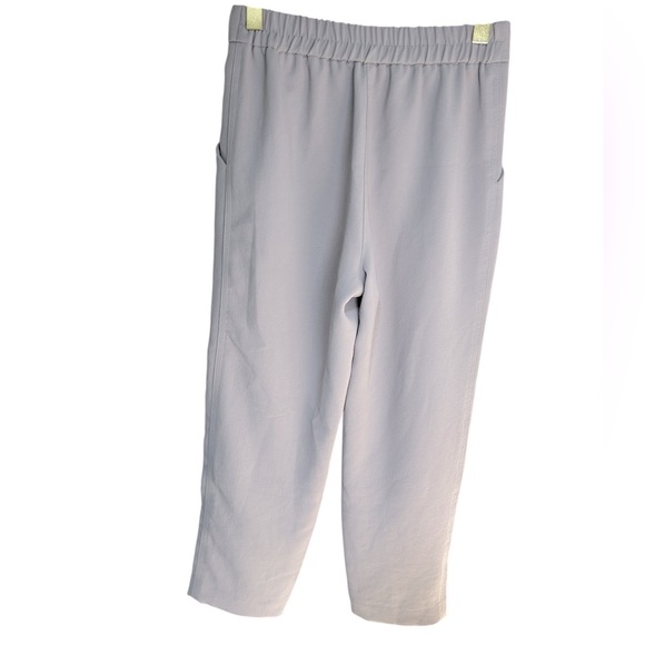Aritzia Wilfred Allant Pant Tailored Cropped Trouser Light Gray, Size 2, 76480 - Picture 9 of 9